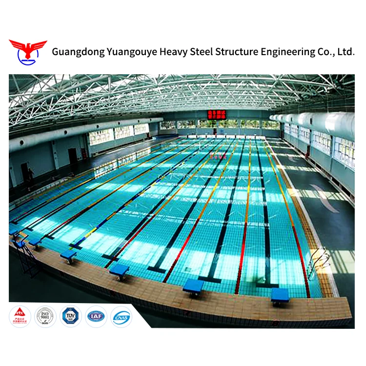 Guangdong YGY prefabricated carbon steel structure for large buildings, stadiums, soccer fields, swimming pool