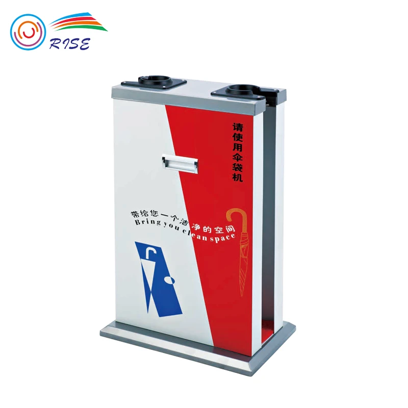 
Automatic wet umbrella wrapping machine plastic bag dispenser 