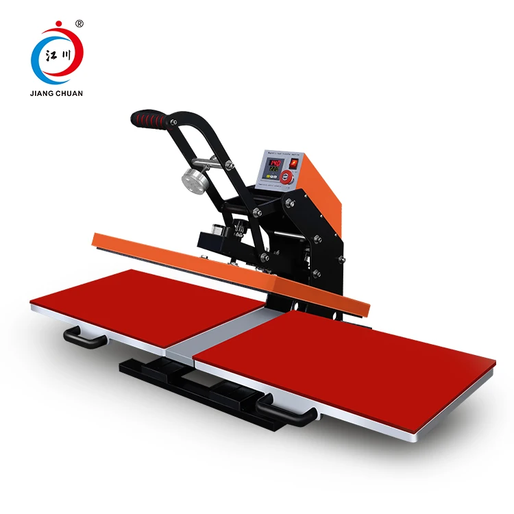 Hot Sales Semi-Auto Fabric Heat Press Machine Dual