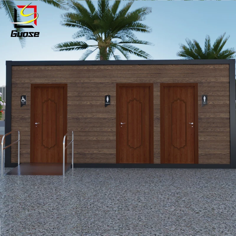 Hot sale 20ft cheap price mobile toilet factory price container toilet