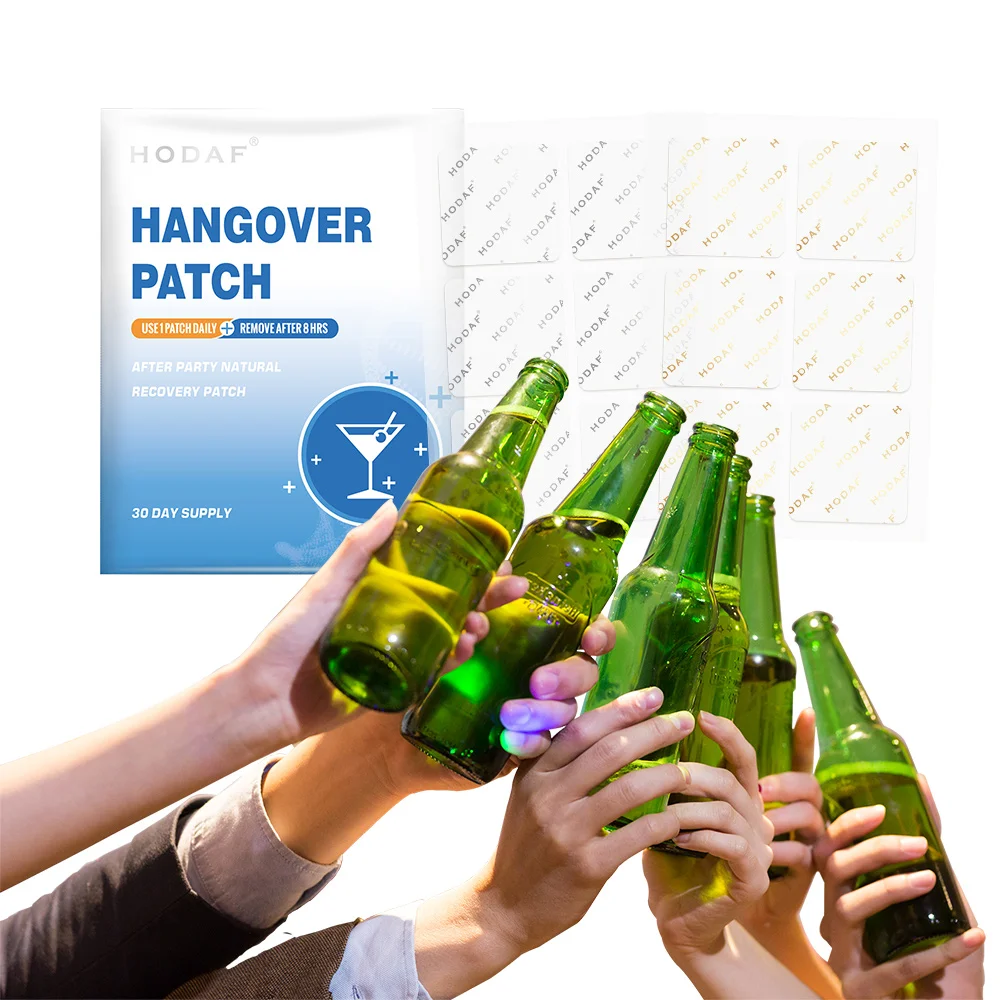 Private Label Vitamin Hangover Patch Clear Hangover Relief Patch Skin Transdermal Hangover Patch