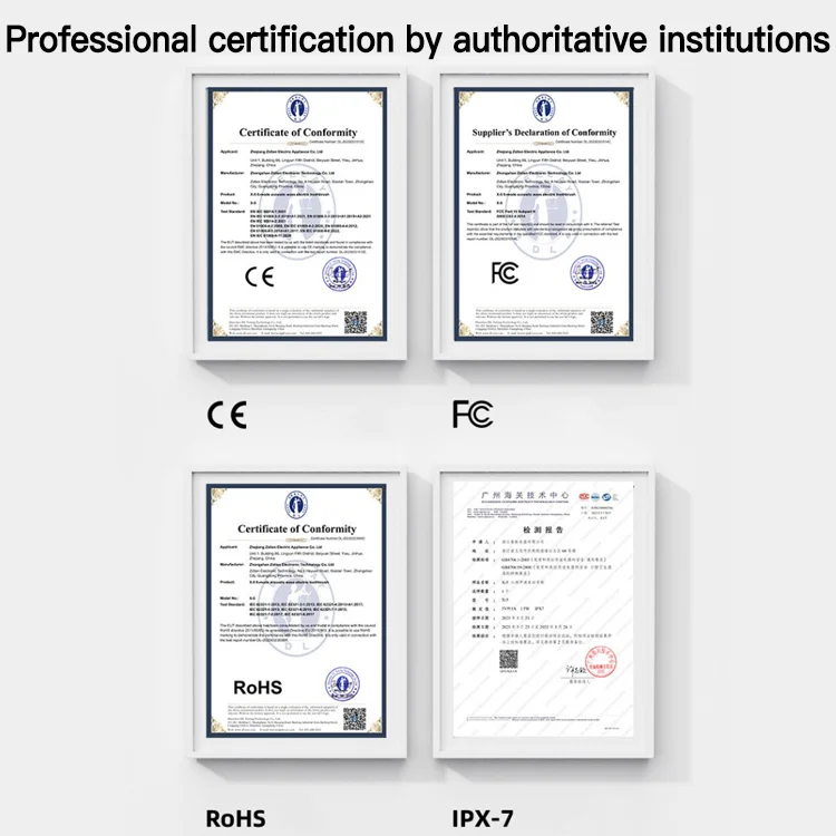 Best Seller Sonic Smart Electronic Toothbrush Set Recyclable and Low Priced for Household Use Wholesale