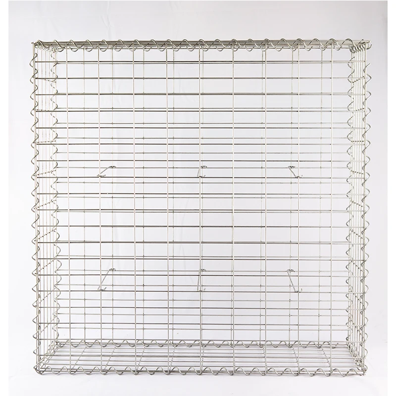 Stone cage fence Retaining wall Welded galvanized gabion baskets Welded gabion box mesh  wire gabion basket