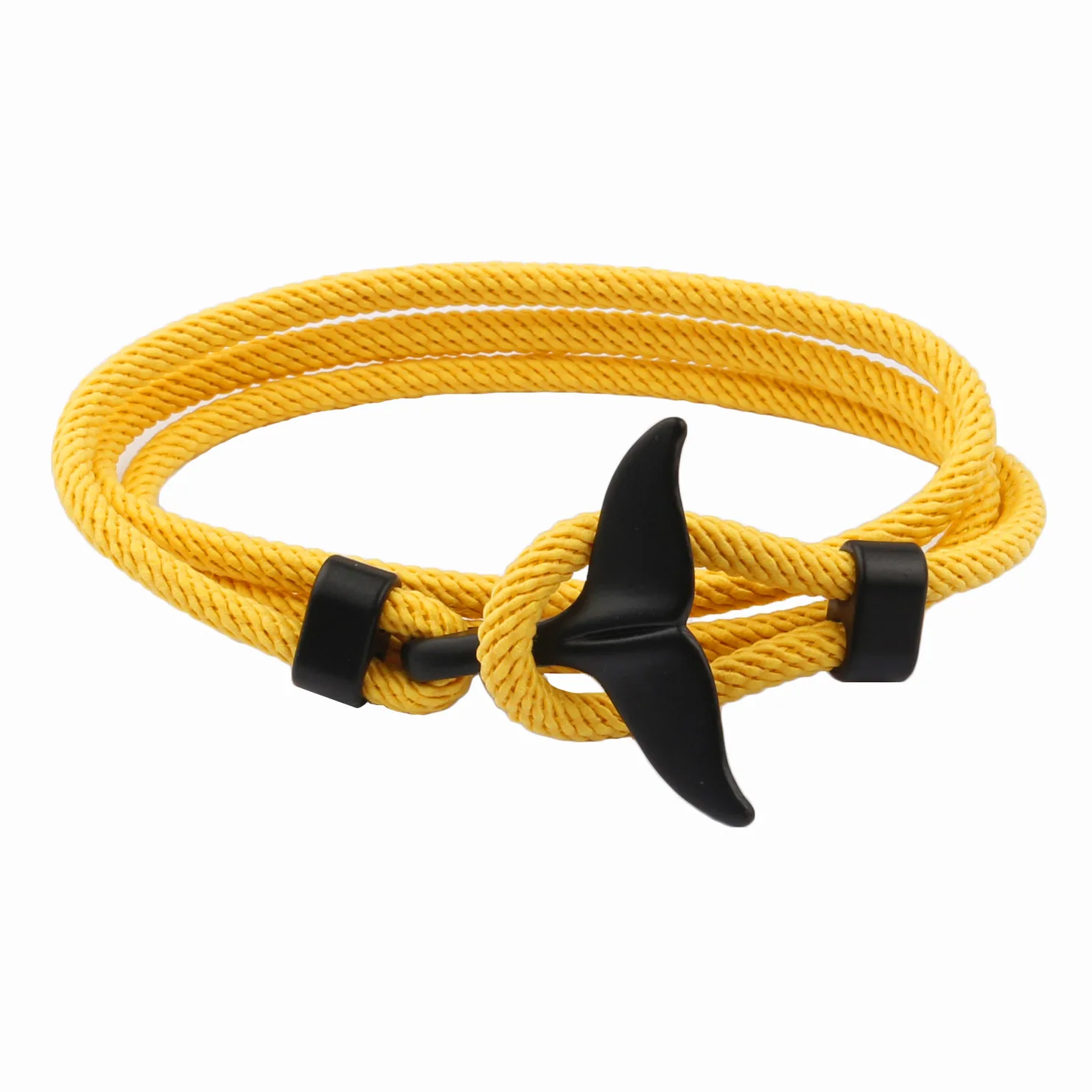 Nylon Red String Marine Collection Anchor Style Tail Lucky Bracelet Adjustable Cord Milan Rope Couple Bracelets Bangles