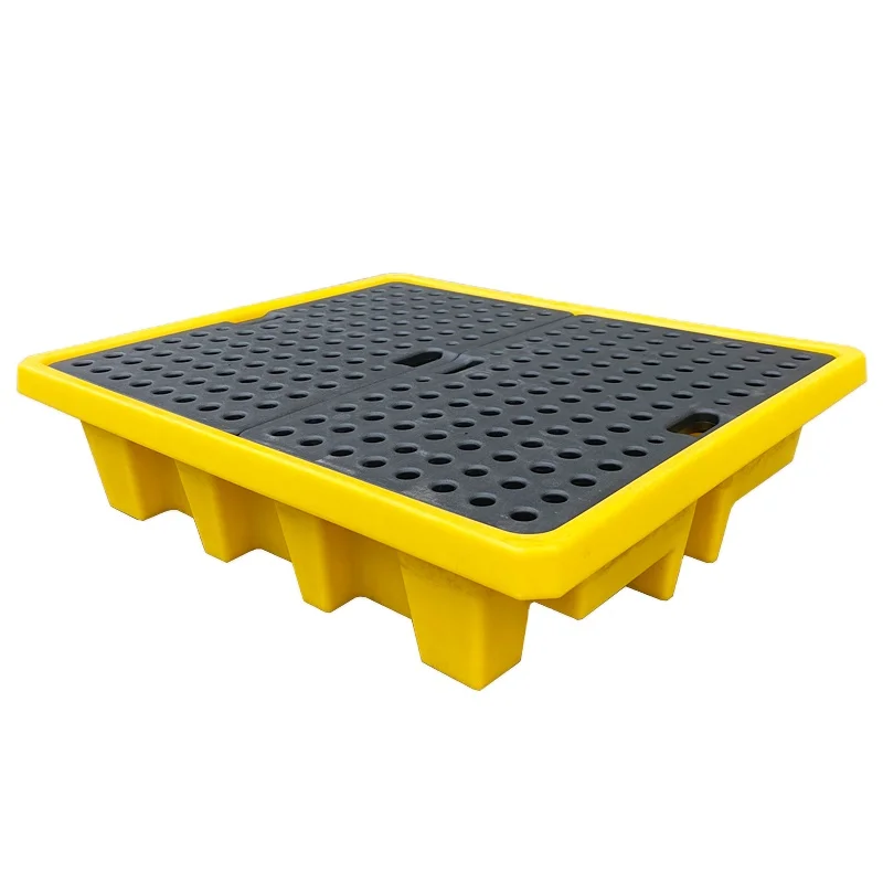 China factories ibc spill pallet chemical hdpe oil detachable pallets storage nestable spill tray pallets price