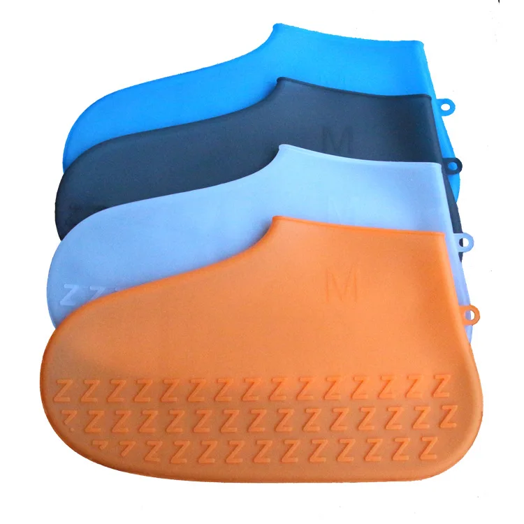 Whole Sale Customized Anti Slip Shoe Raincoat Reusable Rubber Silicone Waterproof Shoe Cover