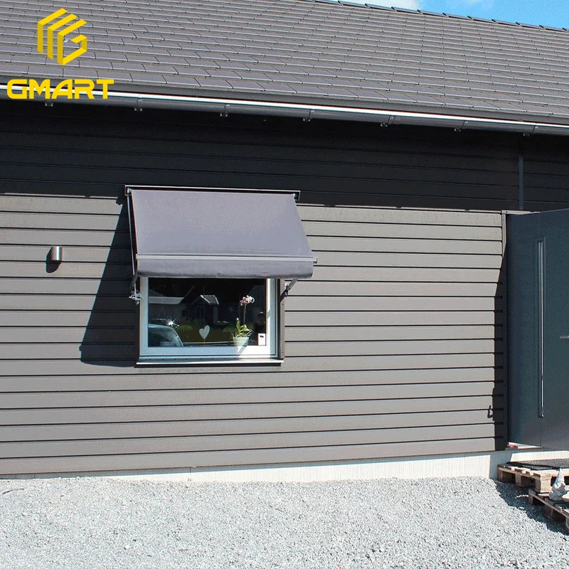 Instation Farm профиль быстро УФ-стойкий бетон хром Настенные покрытия внешние Wpc панели облицовка для украшения