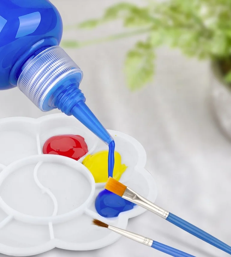 100ml Acrylic Paints for Kids Drawing Waterproof Plaster Doll Paint Coloring