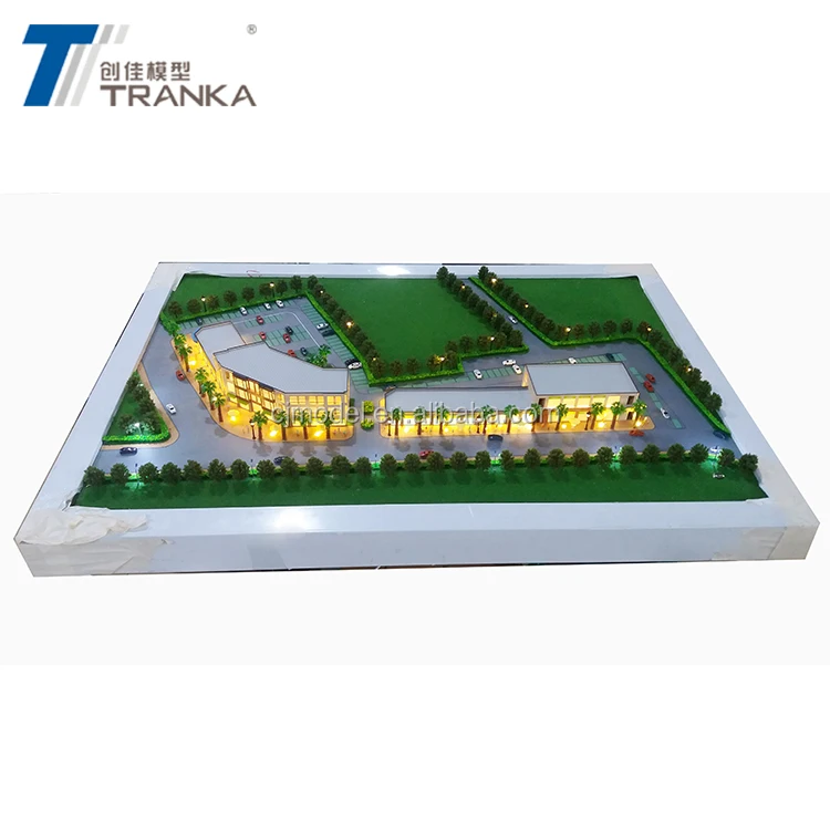 1/200 scale architecture model for shopping mall  3d building