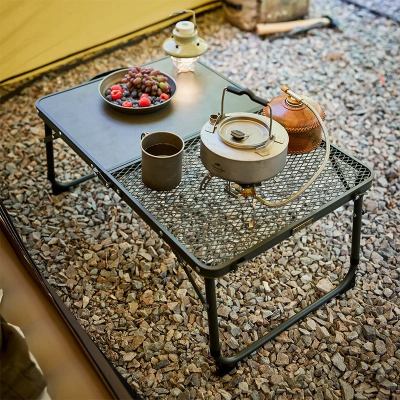 Naturehike MDF folding table portable outdoor camping height adjustable aluminum table camping picnic desk