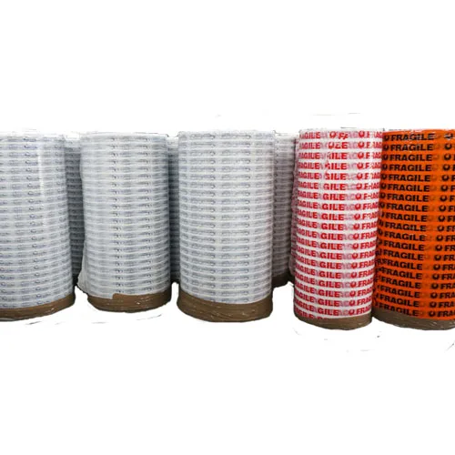 Bopp jumbo roll adhesive tape custom logo colorful transparent clear packaging roll printed tape for sealing