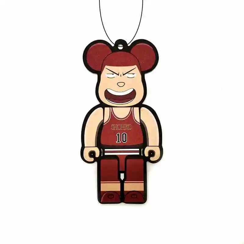 Eco-friendly Wholesale cartoon air car perfume bear pilot style car air freshener