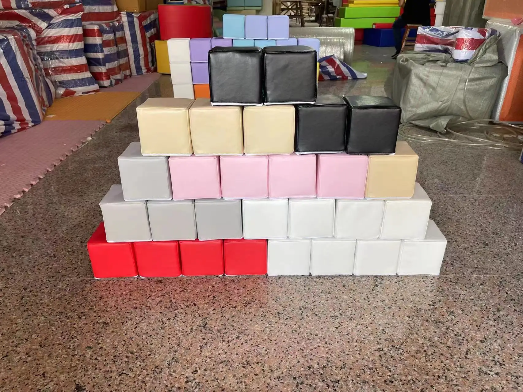 business set up indoor soft play rocker kids rocking toy party daycare