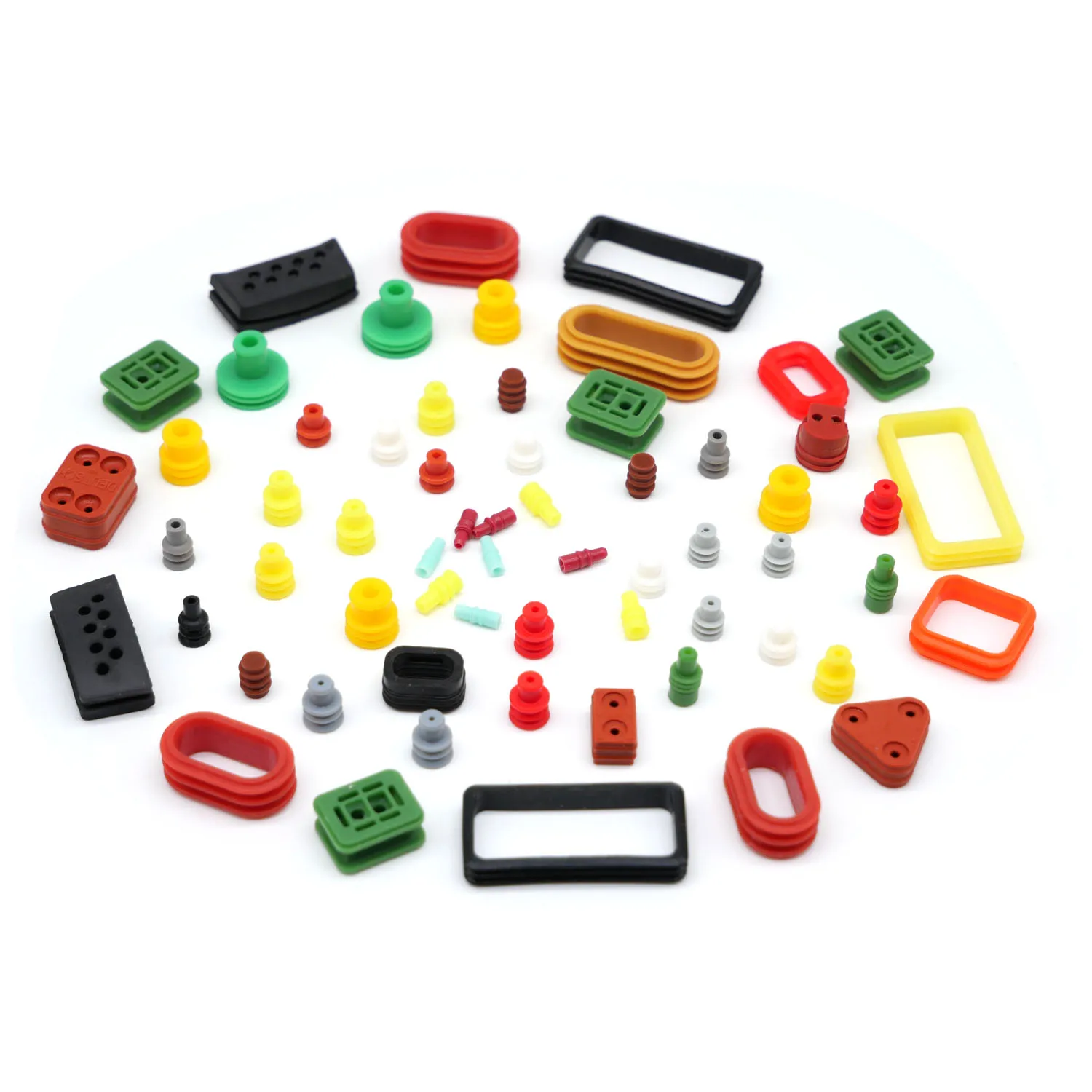 Custom Waterproof Plug Cavity  Connectors Rubber Wire Seals Protection Cover