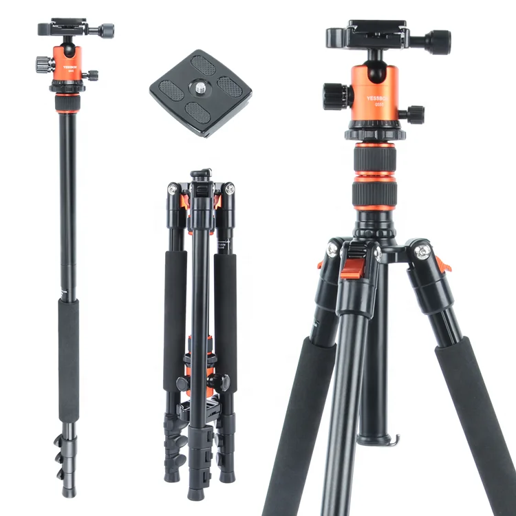 Cheap New version Q555 Tripod flexible digital camera tripod monopod tripod
