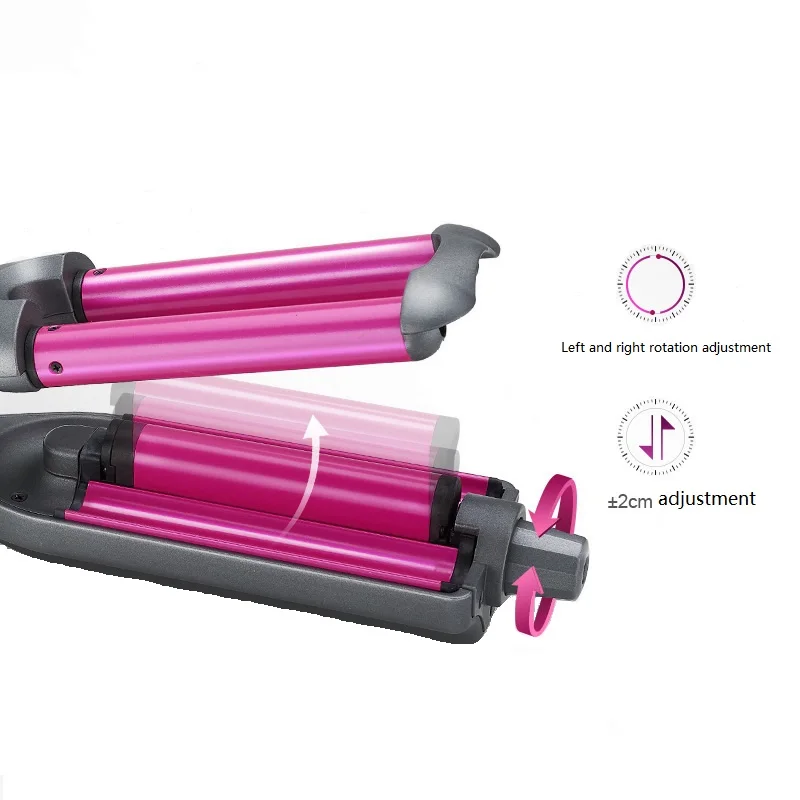 Adjustable electric hair curler Ceramic hair curling iron  magic hair waves styling