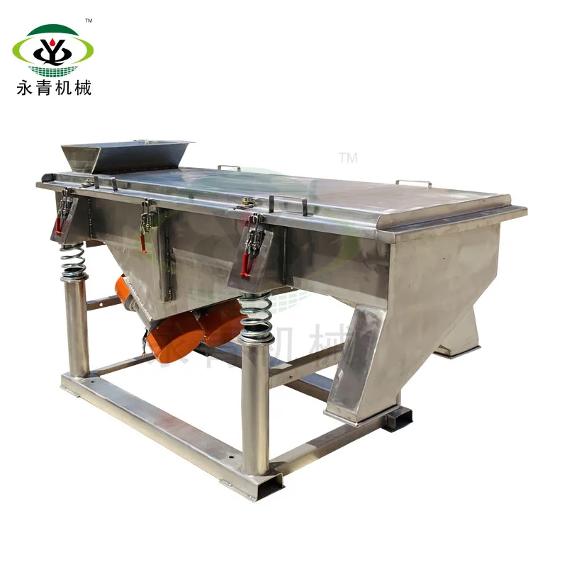 316 stainless steel vibrating sieve machine for salt processing plant