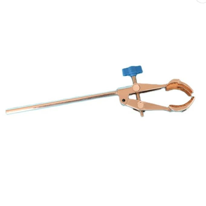 four Prong Laboratory Clamp Finger Style Cork-Coated Head Lab Stand Clip