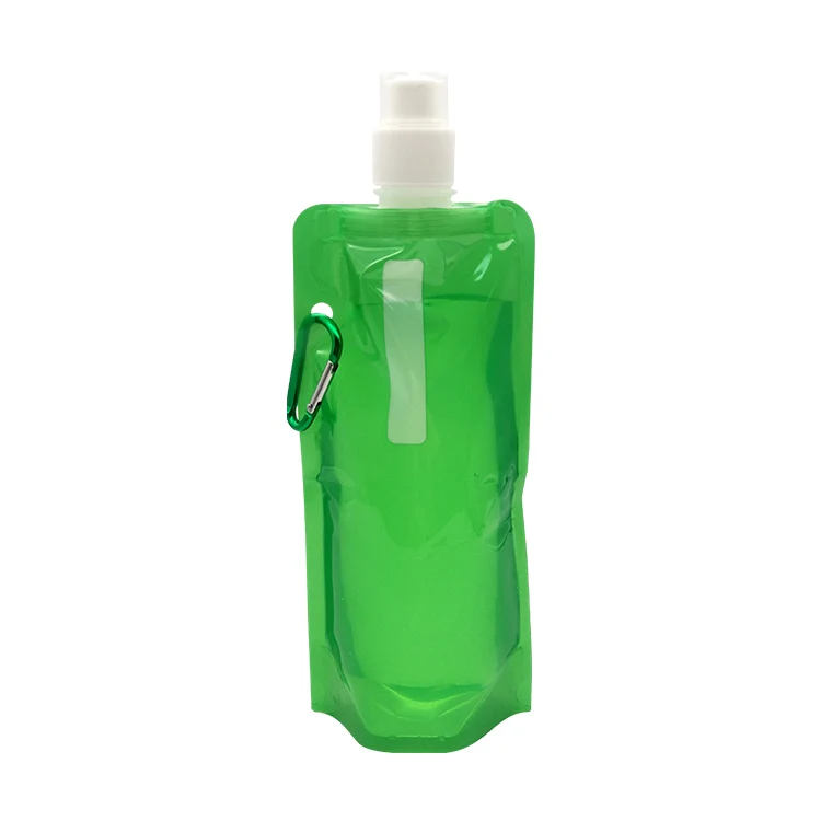 Hot Sale Food Grade BPA Free Foldable Colapsible Plastic  Drinking Water Bottle