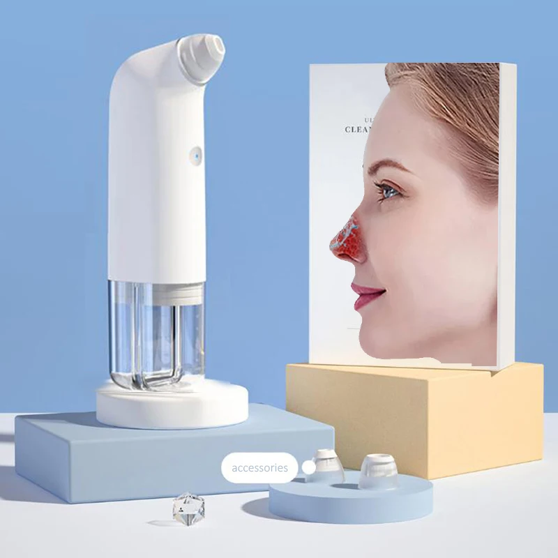 New Home use Electric Vacuum Blackhead and Pimple Removal  Suction Heated Blackhead Clean pores with tank