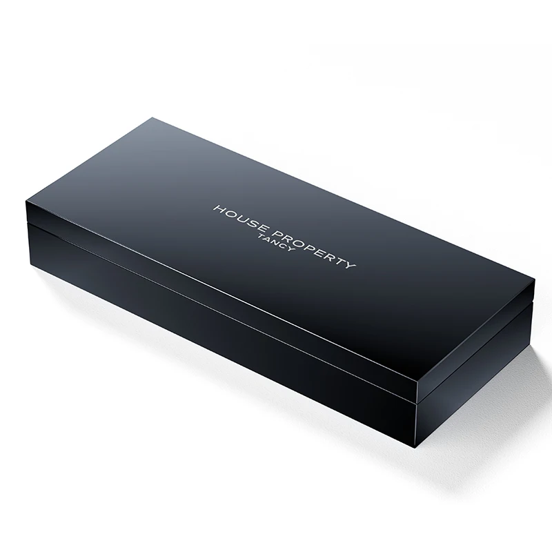 Key business name card credit card box gift box custom logo wooden key sports card storage box