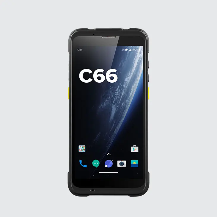 Сканер штрих-кода Chainway C66 и NFC КПК Android 11 0 встроенный UHF RFID-считыватель портативный мобильный