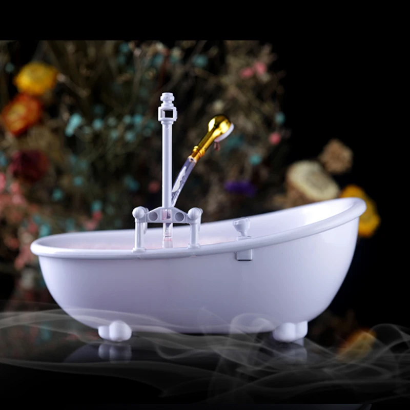 Unique Shape Irregular White Bathtub Shaped Cocktail Glasses Wine Glass for bar restaurant with battery