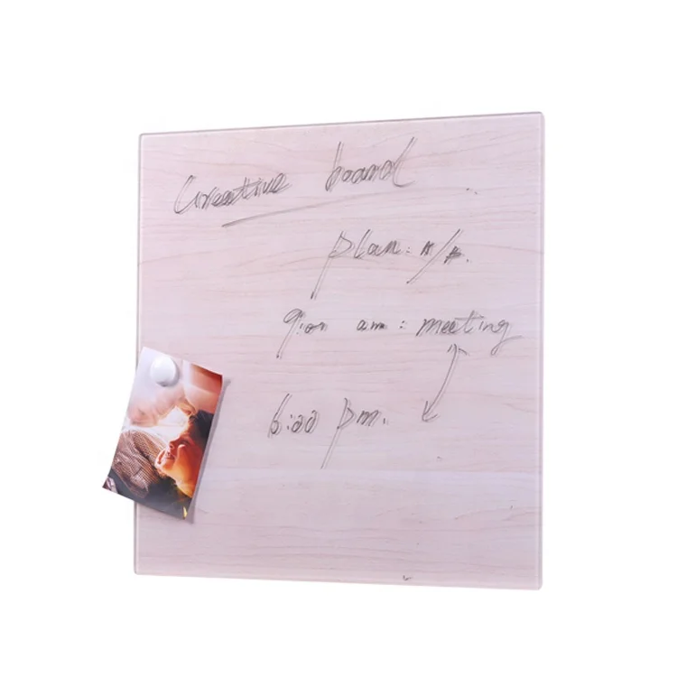 Magnetic Tempered Glass Memo Digital Bulletin Board For Living Room Decorations