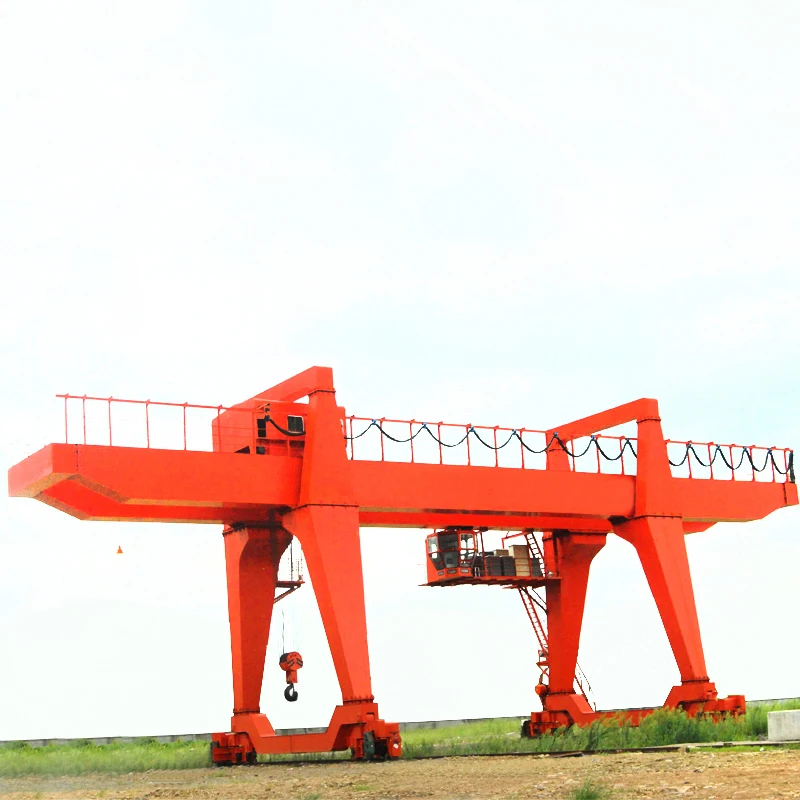 Best Production 100 Ton Double Girder Gantry Crane With Cable Reel Crane