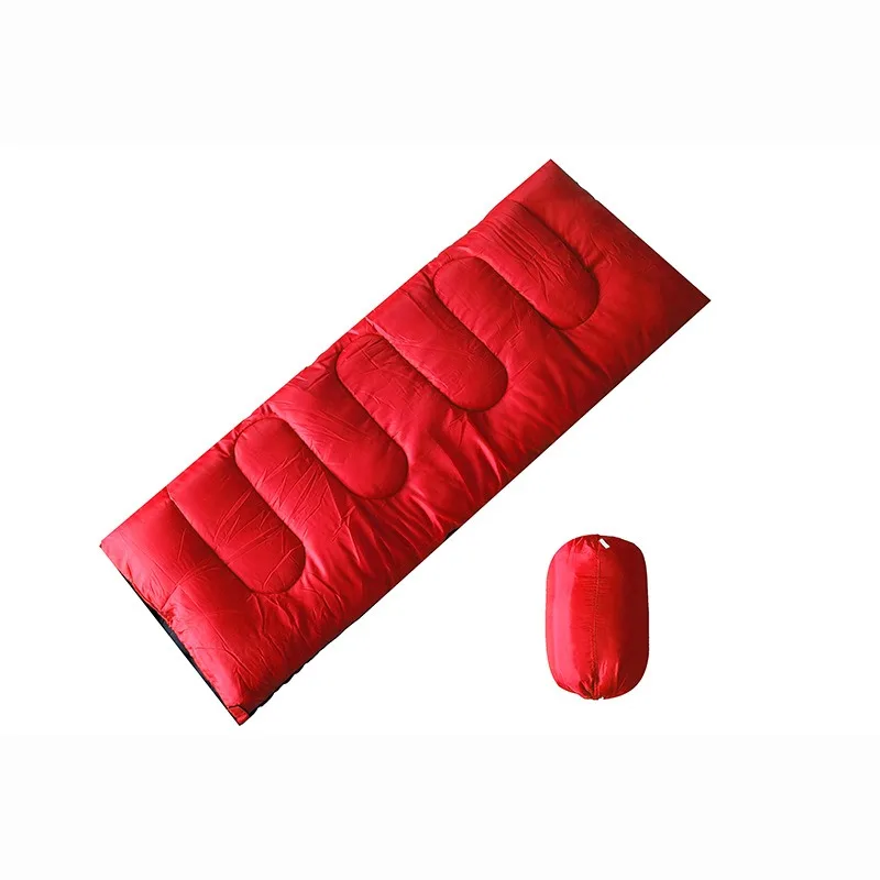 Fibre Single Layer Double S Stitching Sleeping Bag Waterproof Envelope for Camping Travel Nap Outdoor