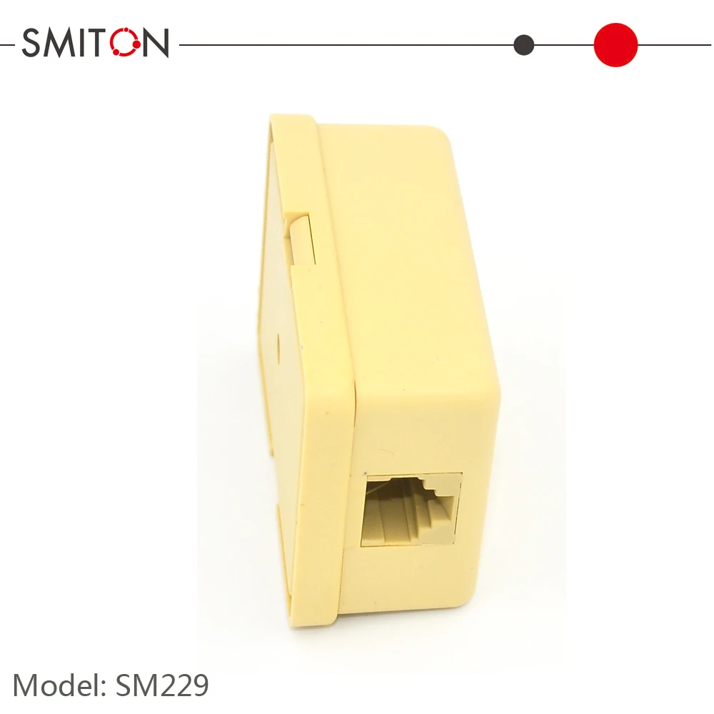Telephone junction box rj11 single port 6 pin 4 core terminal box