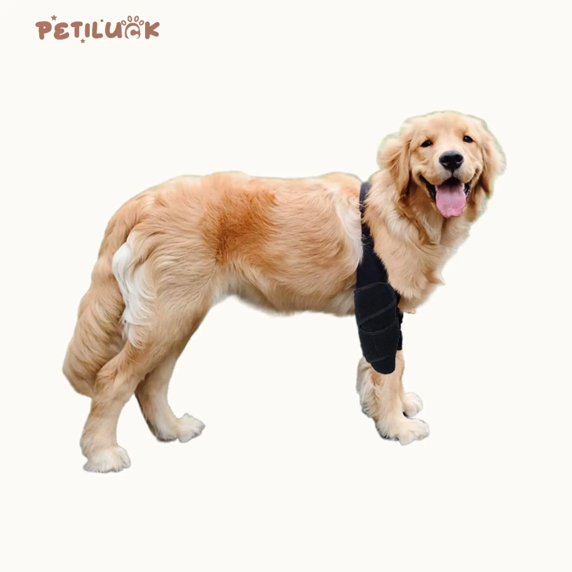 Dog Elbow Brace Protector Pads for Canine Elbow and Shoulder Front Leg Support for Dysplasia, Hygroma Osteoarthritis elbow brace