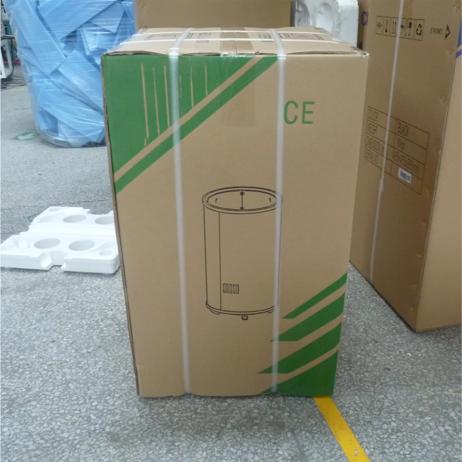 CE ROHS Commercial 77L Cold Drink Beverage Refrigerator Round Barrel Cooler For Sale