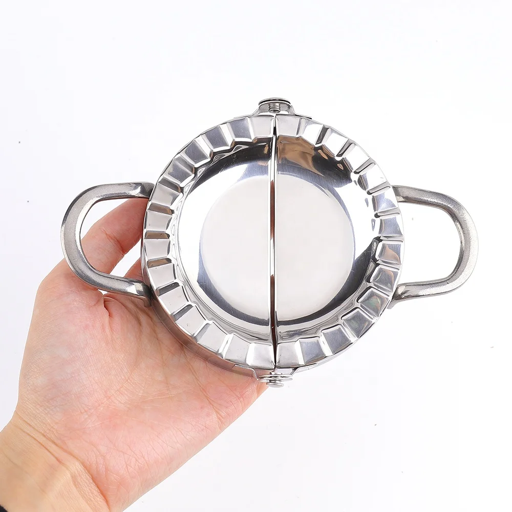 Factory Empanada Press Dumplings Tool DIY Manual Stainless Steel Dumpling Maker Mold