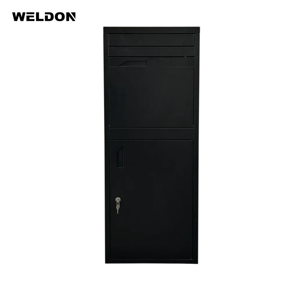 Hot Selling Mailbox Knocked Down Packing Anti Theft Drop Package Delivery Box Parcel Lock Box With Letter Slot