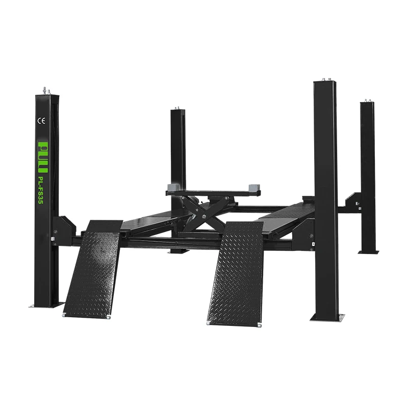 PULI 4 Post Alignment Lifts Lifts 4.0 T Capacity PL-FS40 Four Post Vehicle Lift With Jacks for Wheel Alignment for Automotive /