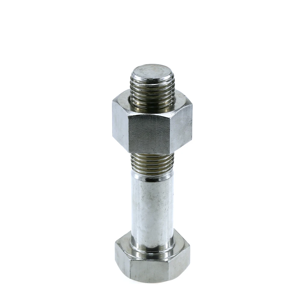 
DIN931 Customized fastener Stainless Steel Hex Bolt And Nut 