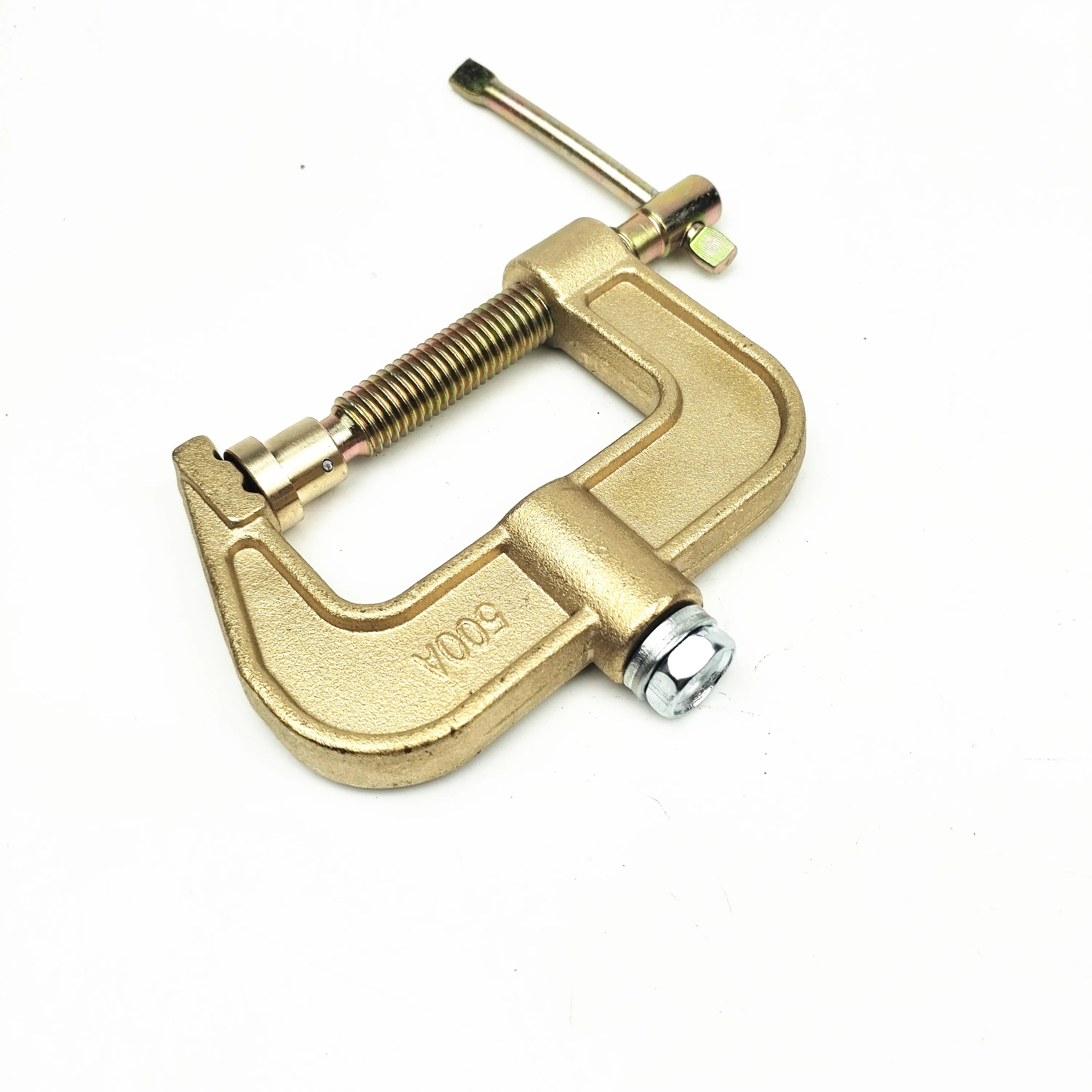 Welding Spare Parts G Type Clamp  Ground Welding Earth Clamp With Rubber Handle