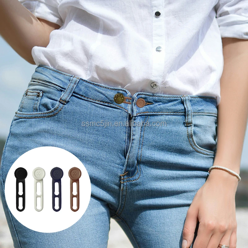 Wholesale Gadgets Rigid Plastic Accessories for Clothes Button Garment Accessories Denim Button Extender Shirt Button Extenders