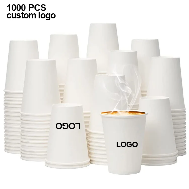 Cheap Factory Price vaso de papel gobelet en carton Custom Paper Cup Production Line 7OZ 9OZ Tea Paper Cup for Hot Drinks