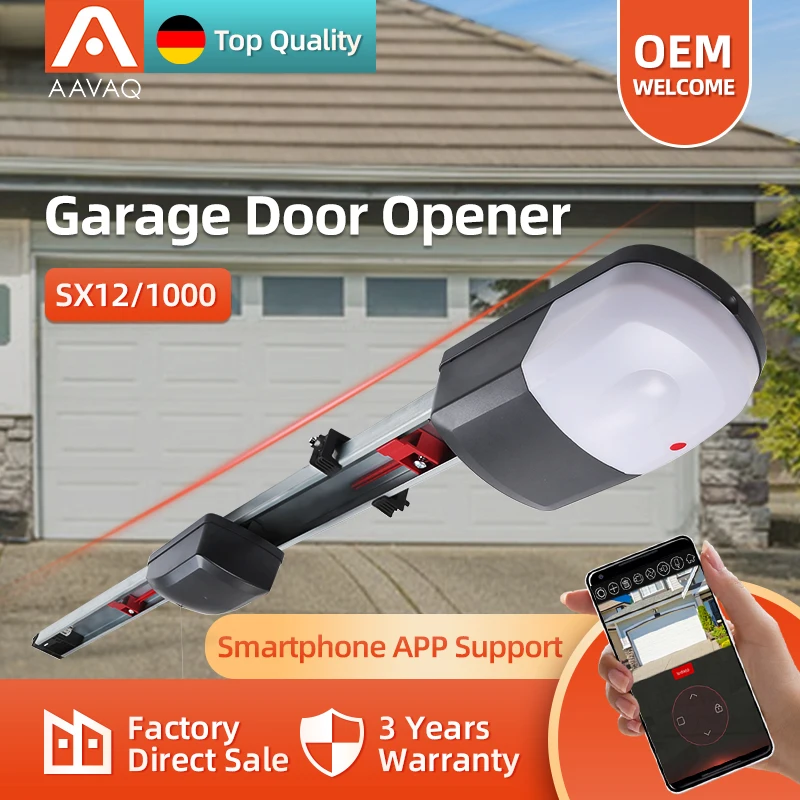AAVAQ SX12/1000 220V Dropshipping Heavy Duty Wall Mount Sectional  garage door opener Garage Door Opener side mount