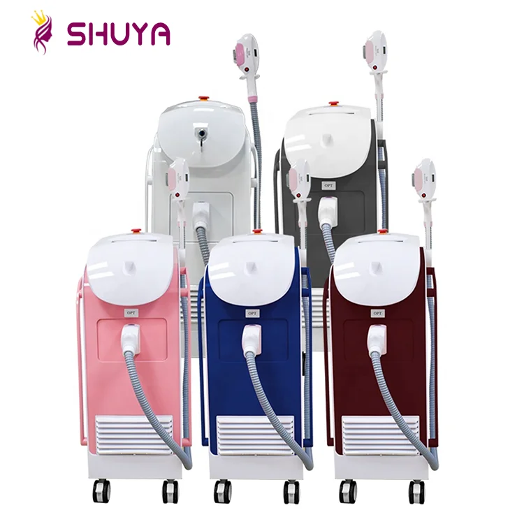 
OPT IPL / SHR / IPL Многофункциональная портативная машина для быстрого удаления волос SHR, безболезненное удаление волос с точки замораживания 