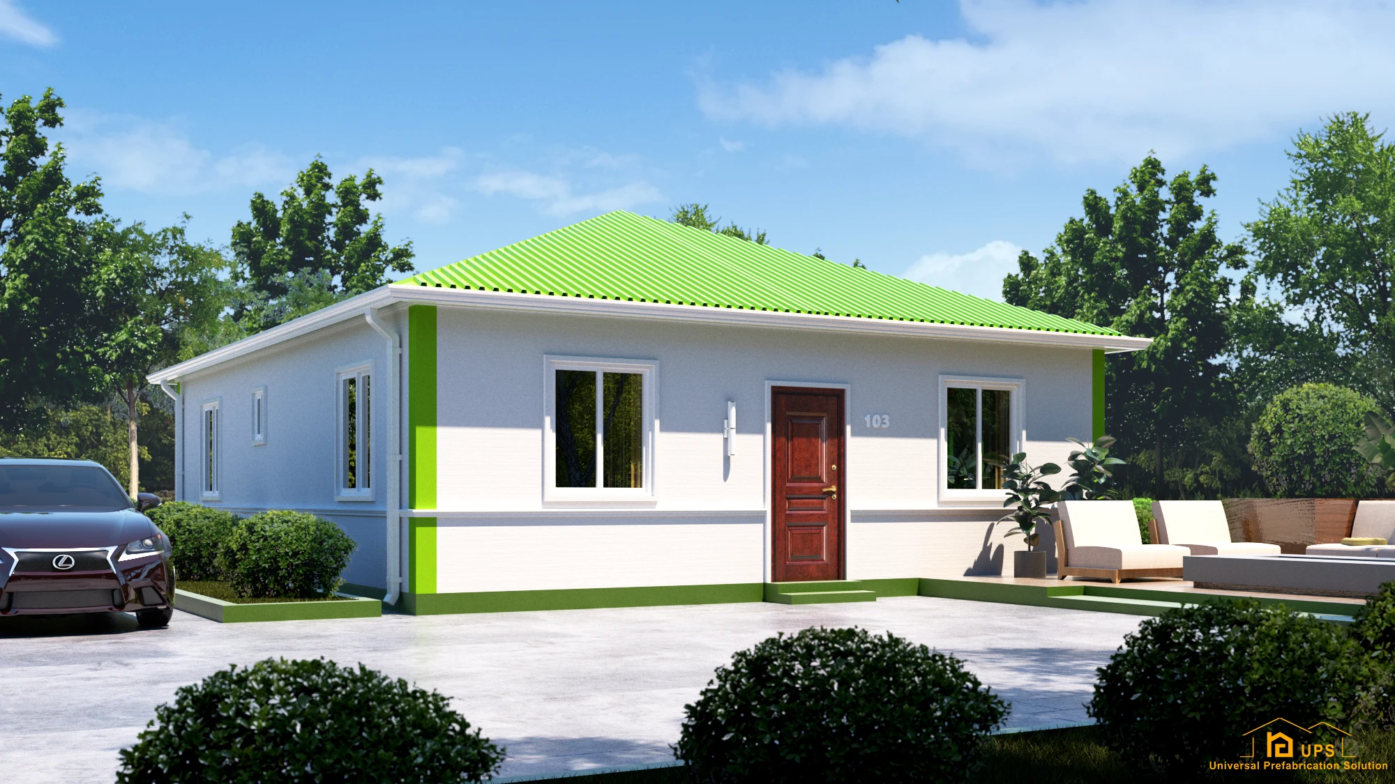 Стандартный современный роскошный сборный дом сделано в Китае