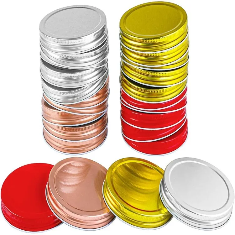 Custom Regular 70mm Metal Cap Twist off Lids Tinplate Lug Caps Bottle Cap