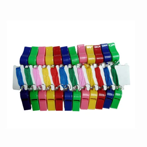 Wholesale Customized Colorful Plastic Whistles For Sport Activities And Promotional Gifts