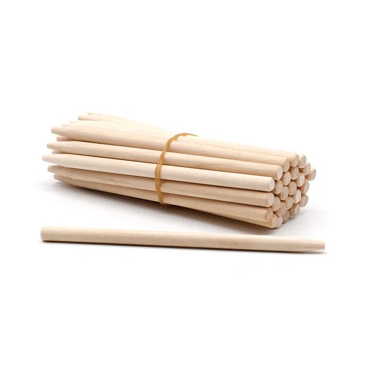 Dalian 114mm China Branded Round Birch Wood Wooden Ice Lolly Sticks