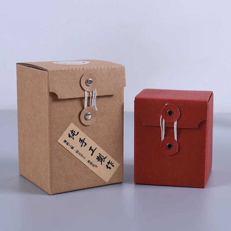 Kraft Paper Printed Box Cardboard Wholesale Chinese Gift Package for Tea Packaging Tea