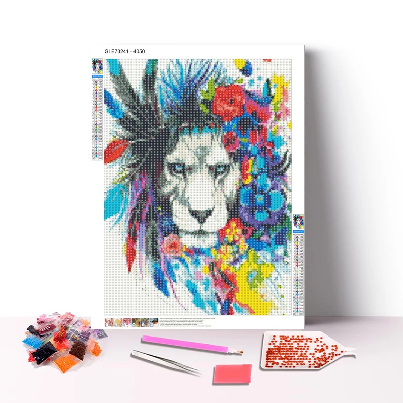 Picture Personalized Customized DIY 5D Diamond Painting Colorful Full Round Drill Drawing On Canvas Diamond Painting By Numbers