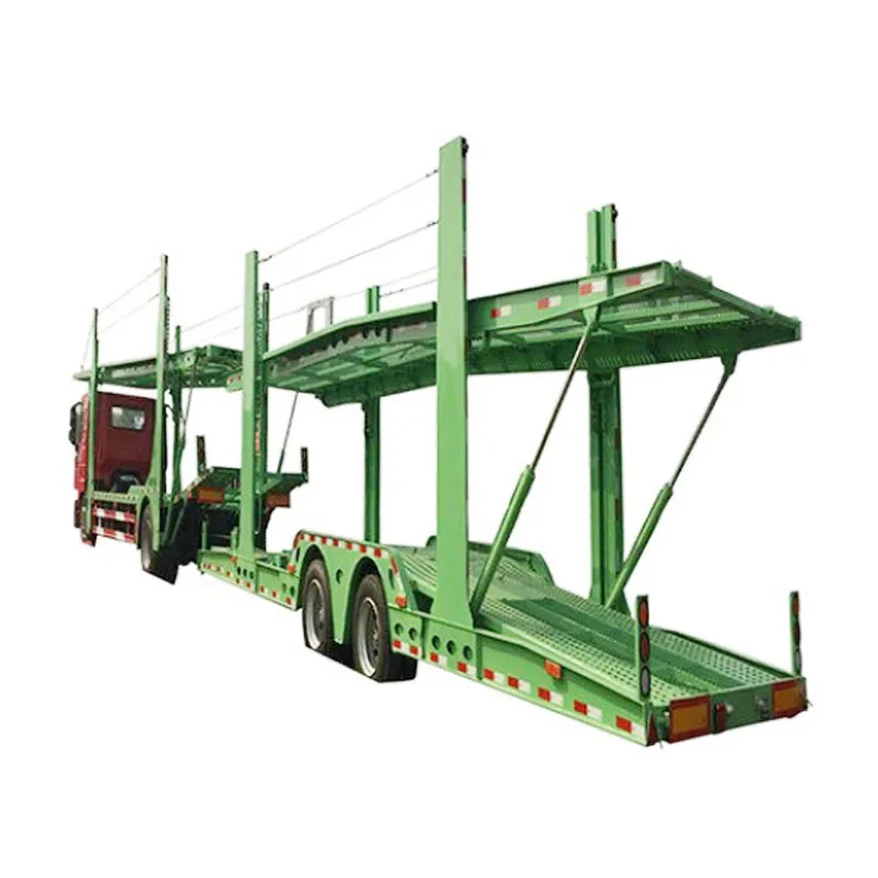 Factory 9 car truck and trailer vehicle transport semi trailers for sale