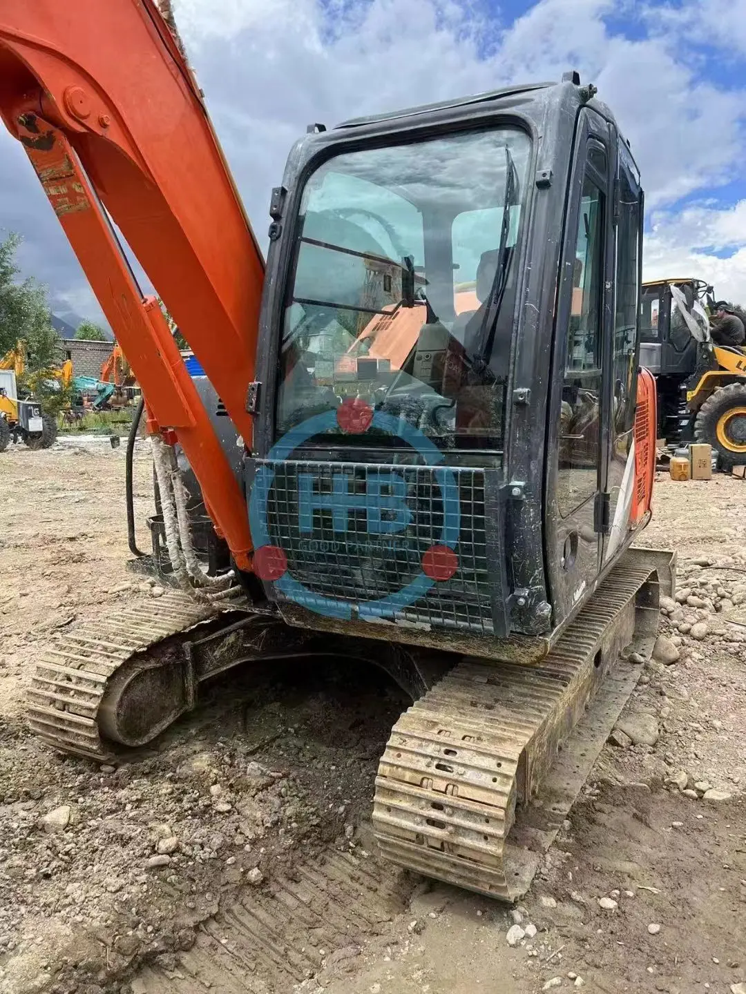 Японский Подержанный мини-экскаватор Hitachi ZX60 Zaxis 60 экскаватор ZX60-5A